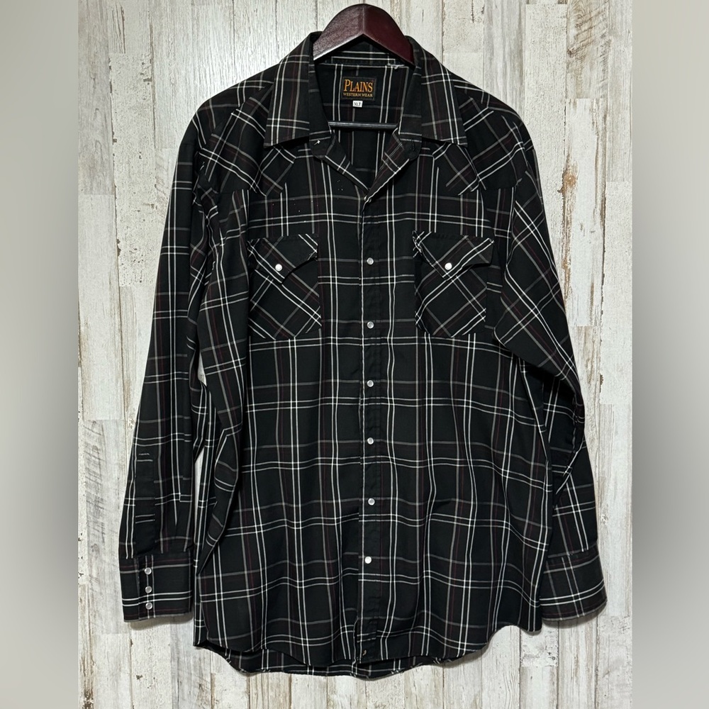 Plains Western Wear Pearl‎ Snap XLT